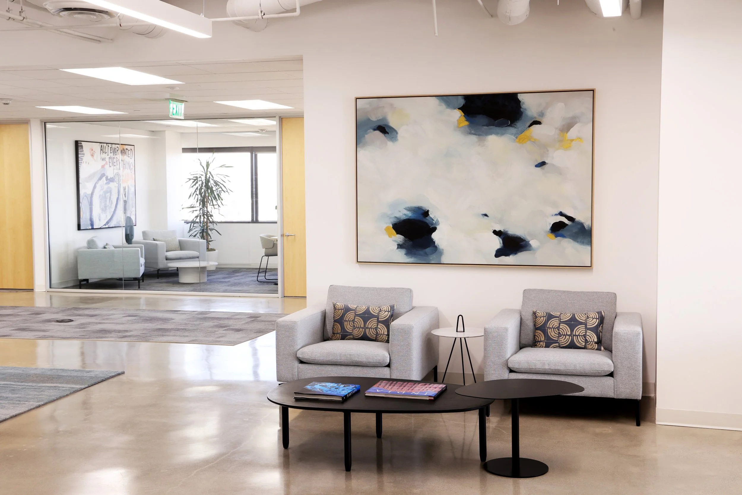 Temporary project interior