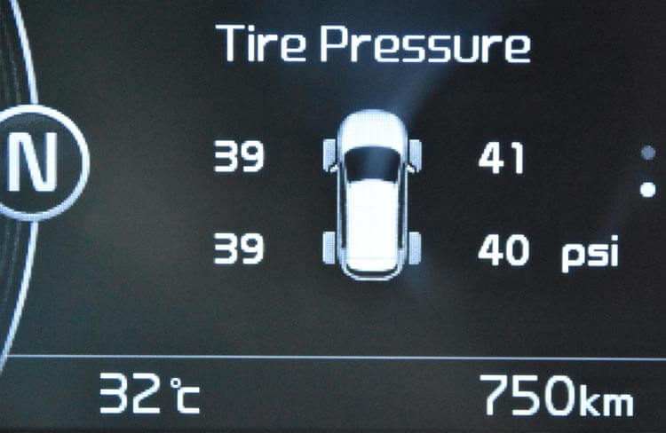Tire Pressure Warning System