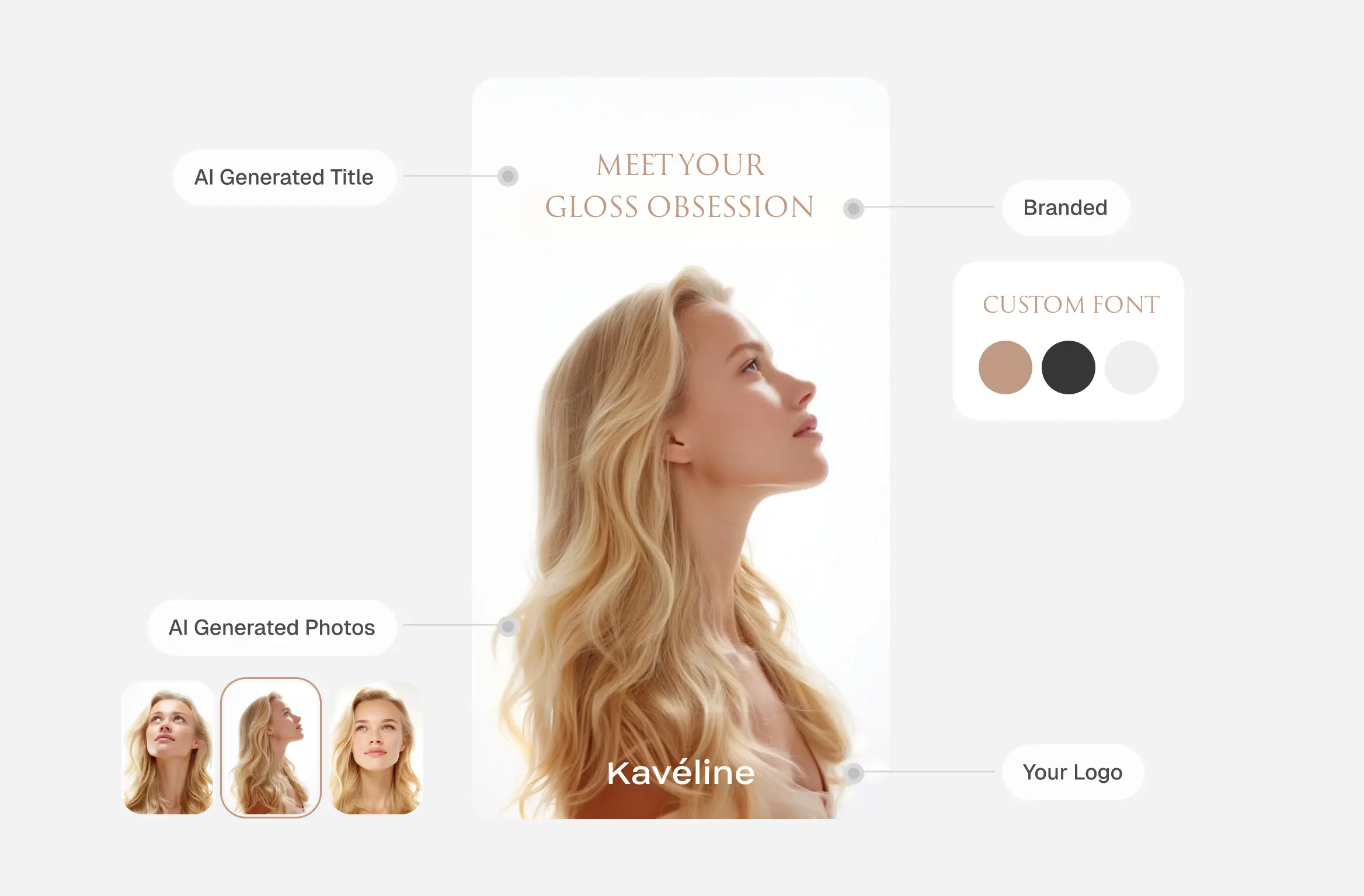 RevAI Branding Features
