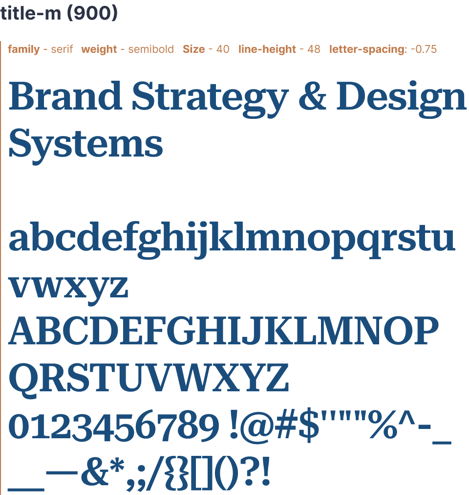 Screen shot of text style and properties