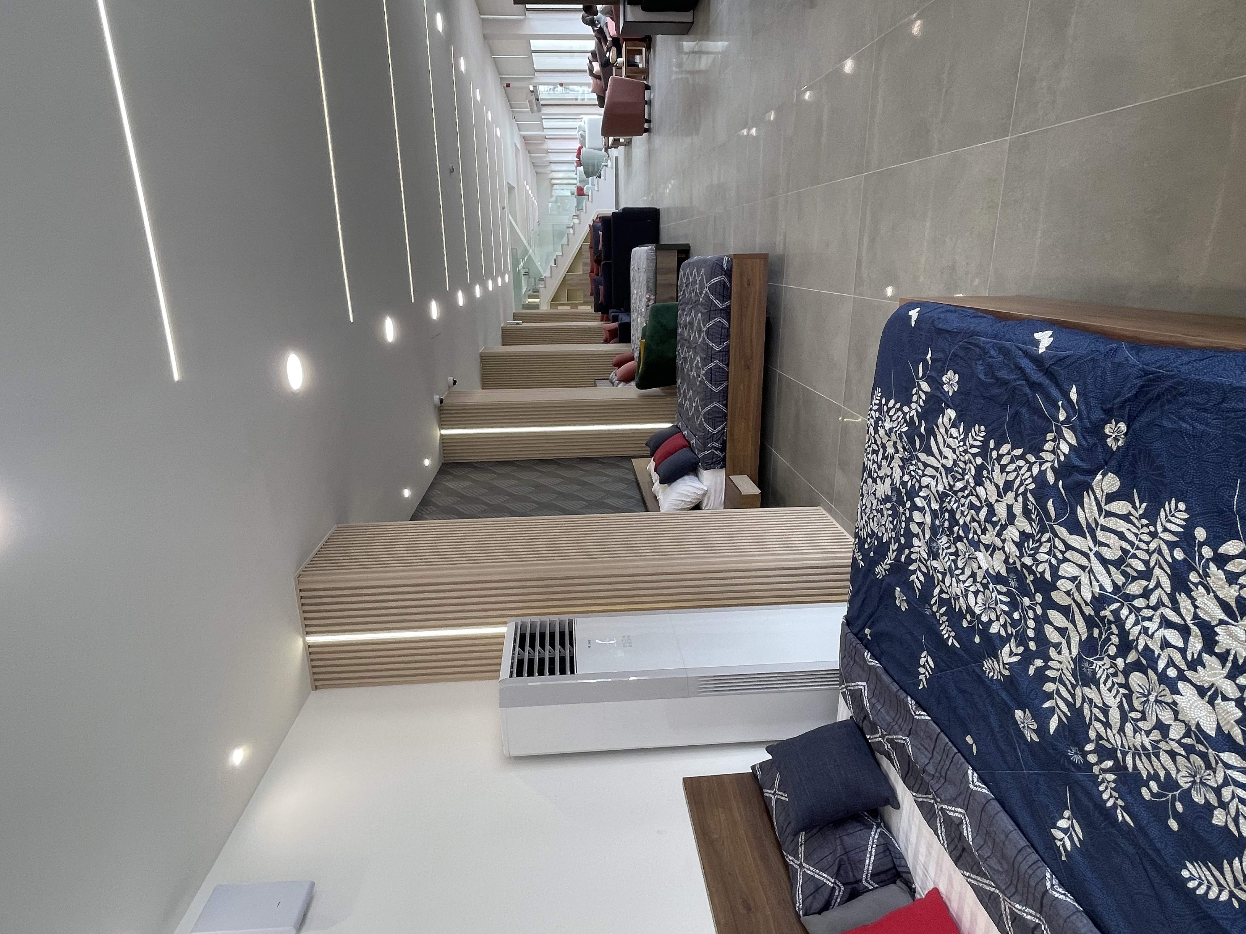 Plaster Board Ceilings, LED Lighting and Fluted Wall Panels