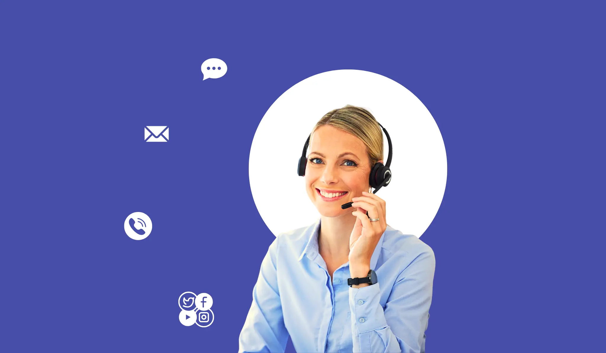 CCaaS focuses on customer communication rather than internal collaboration. It is a cloud-based solution that brings all customer interaction channels such as voice, email, chat, social media and SMS into one unified platform.