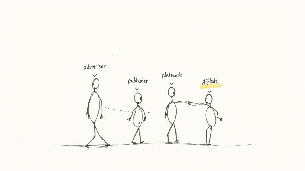 People collaborating on a digital marketing strategy