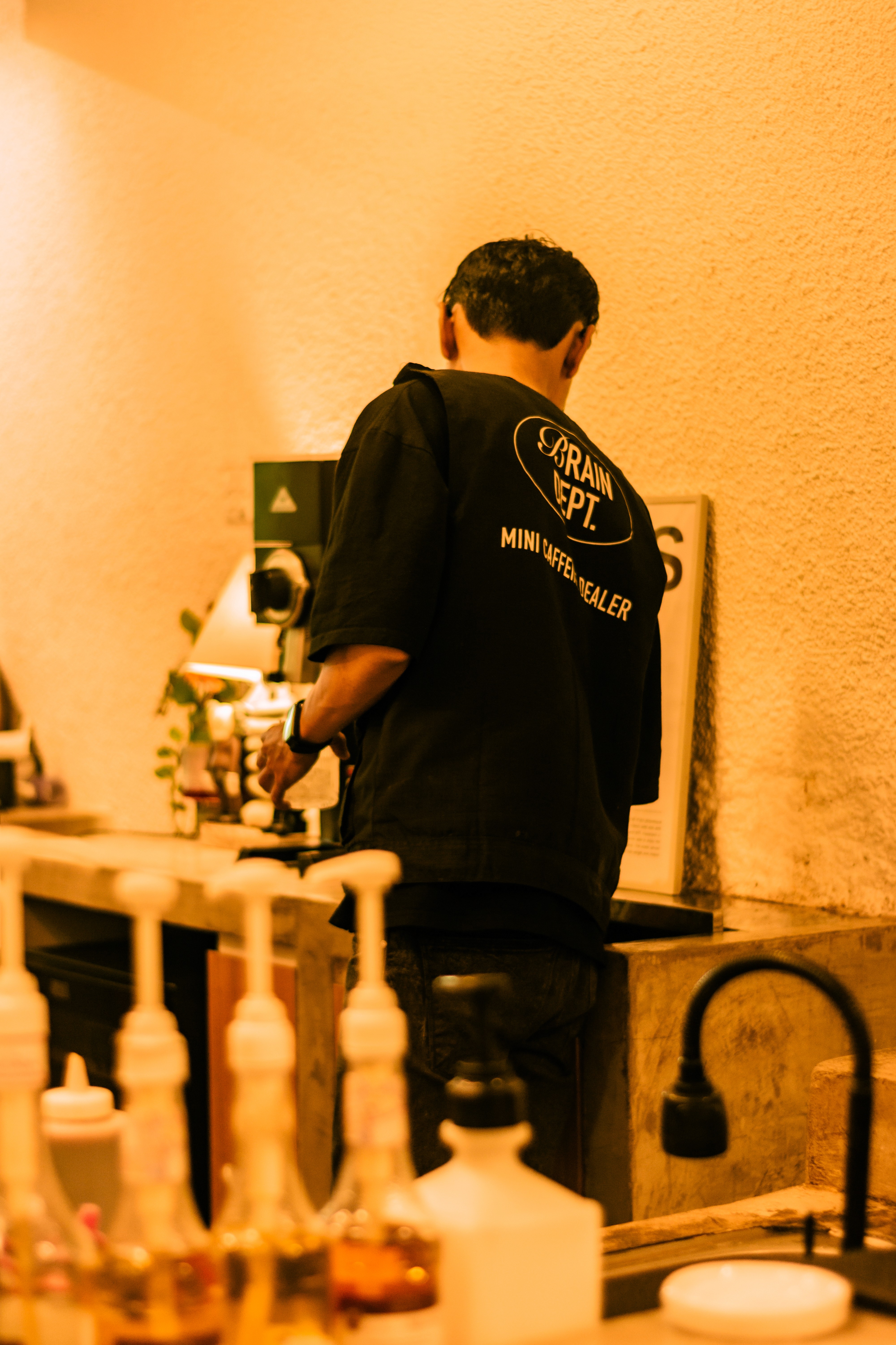 Barista of Brain Coffee Surabaya