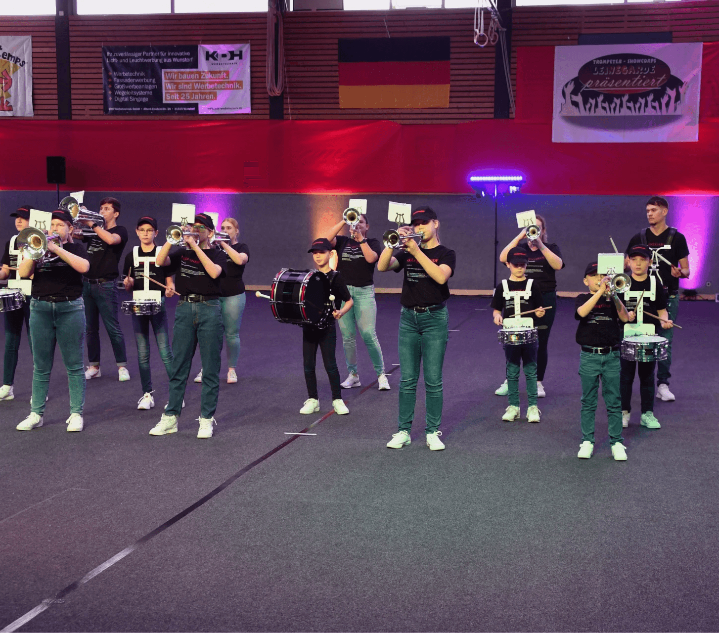 Die (K)Leinegarde spielt ein Konzert