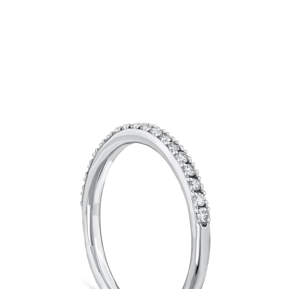 Assos 0.34 Karat G Renk SI2 Pırlanta Yarım Tur Yüzük