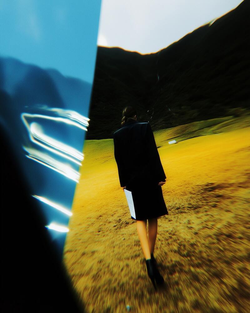 S1urreal Portrait with Glass