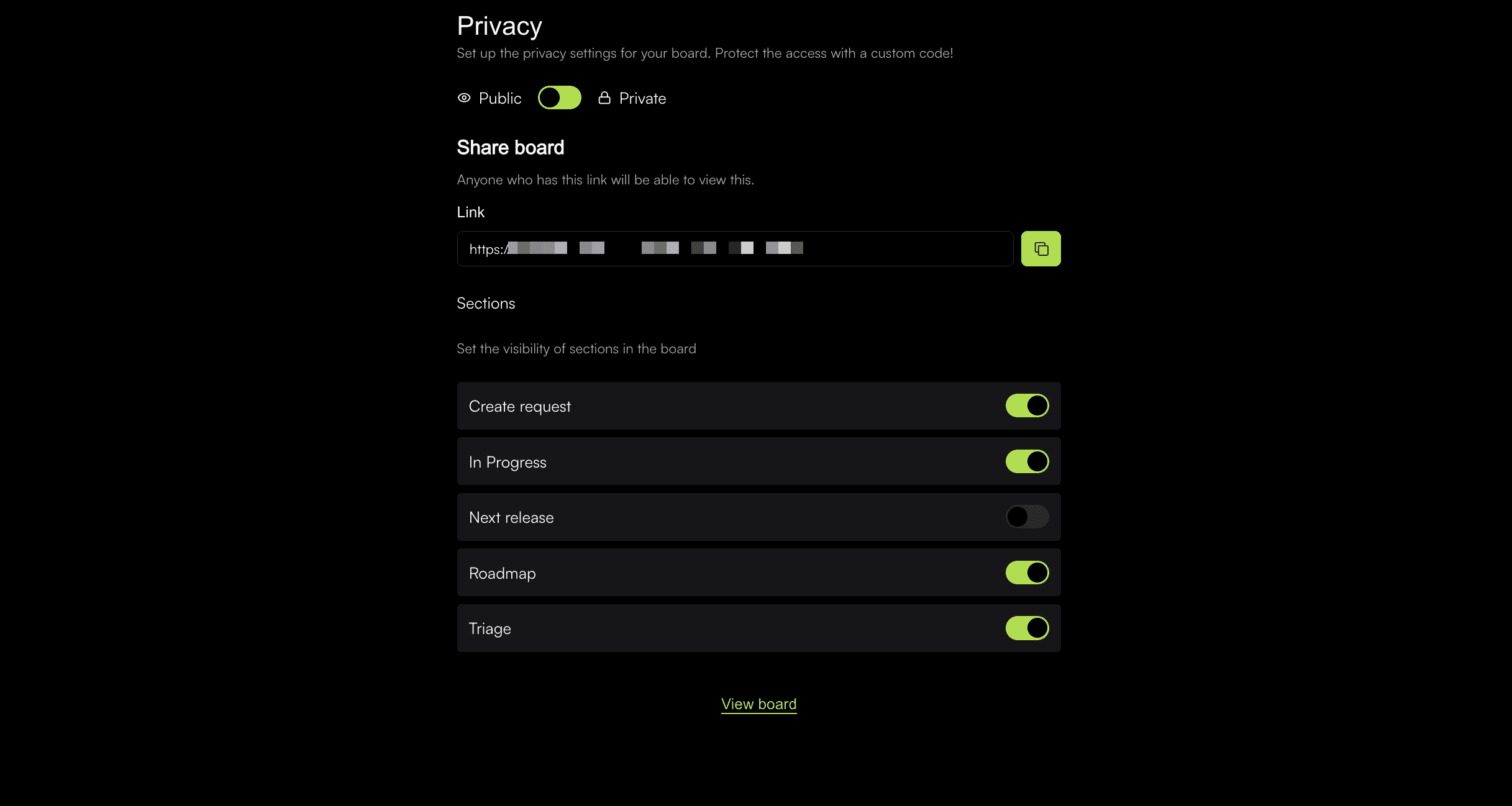 Enhancing project management through automation: toggle on "create request" possibility