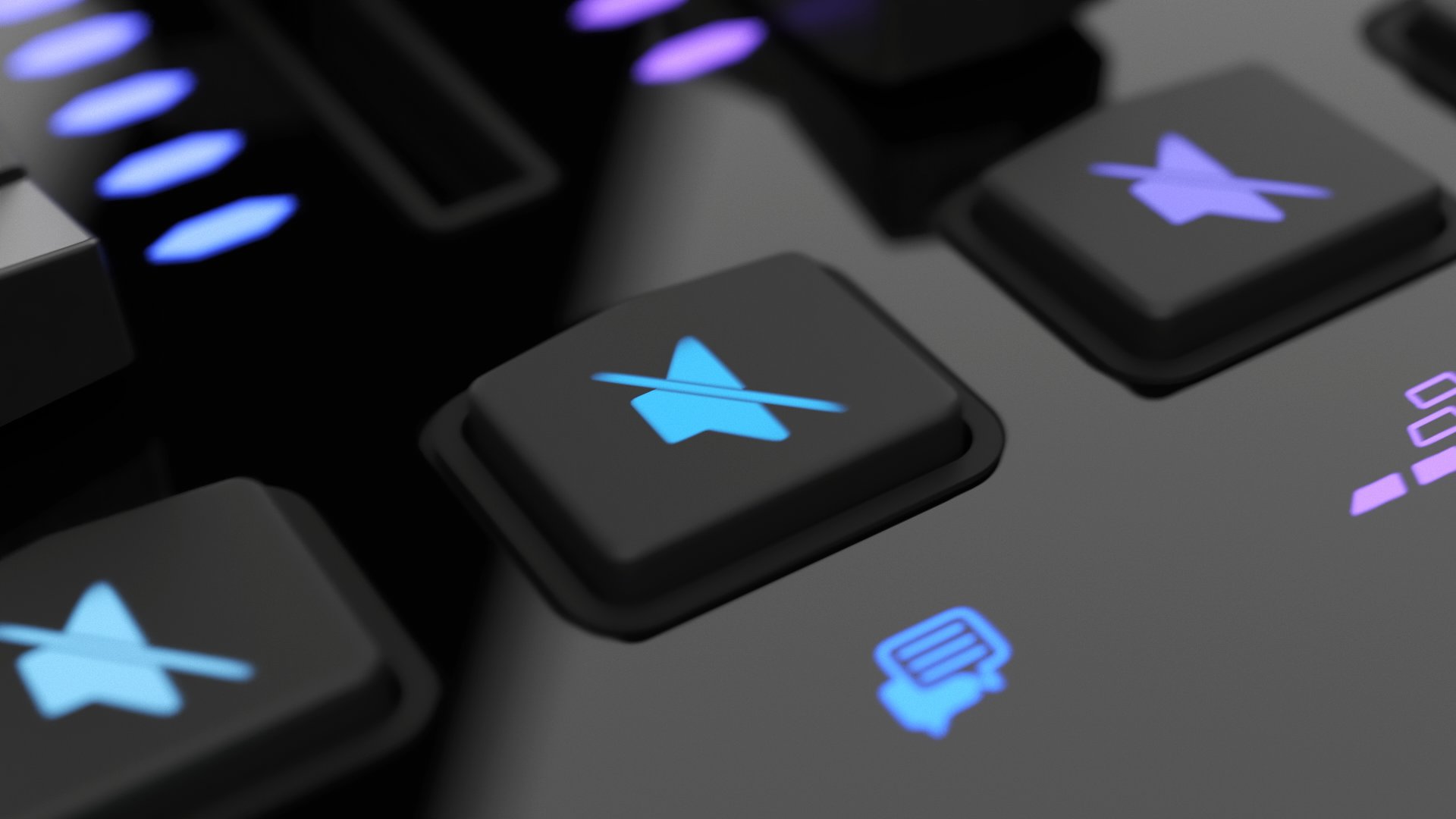 Render M-game LCD knobs