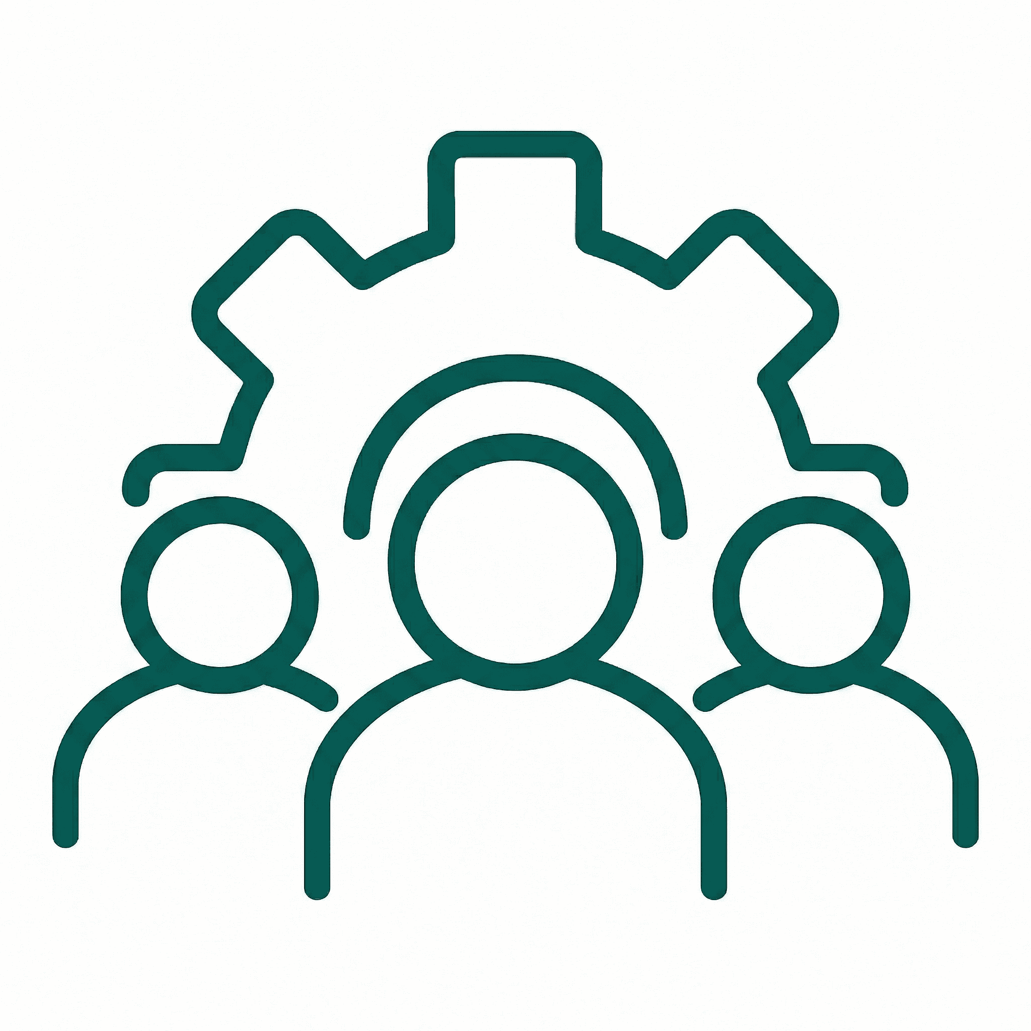 Ícone ilustrativo representando equipe multidisciplinar e atendimento integrado em cardiologia.