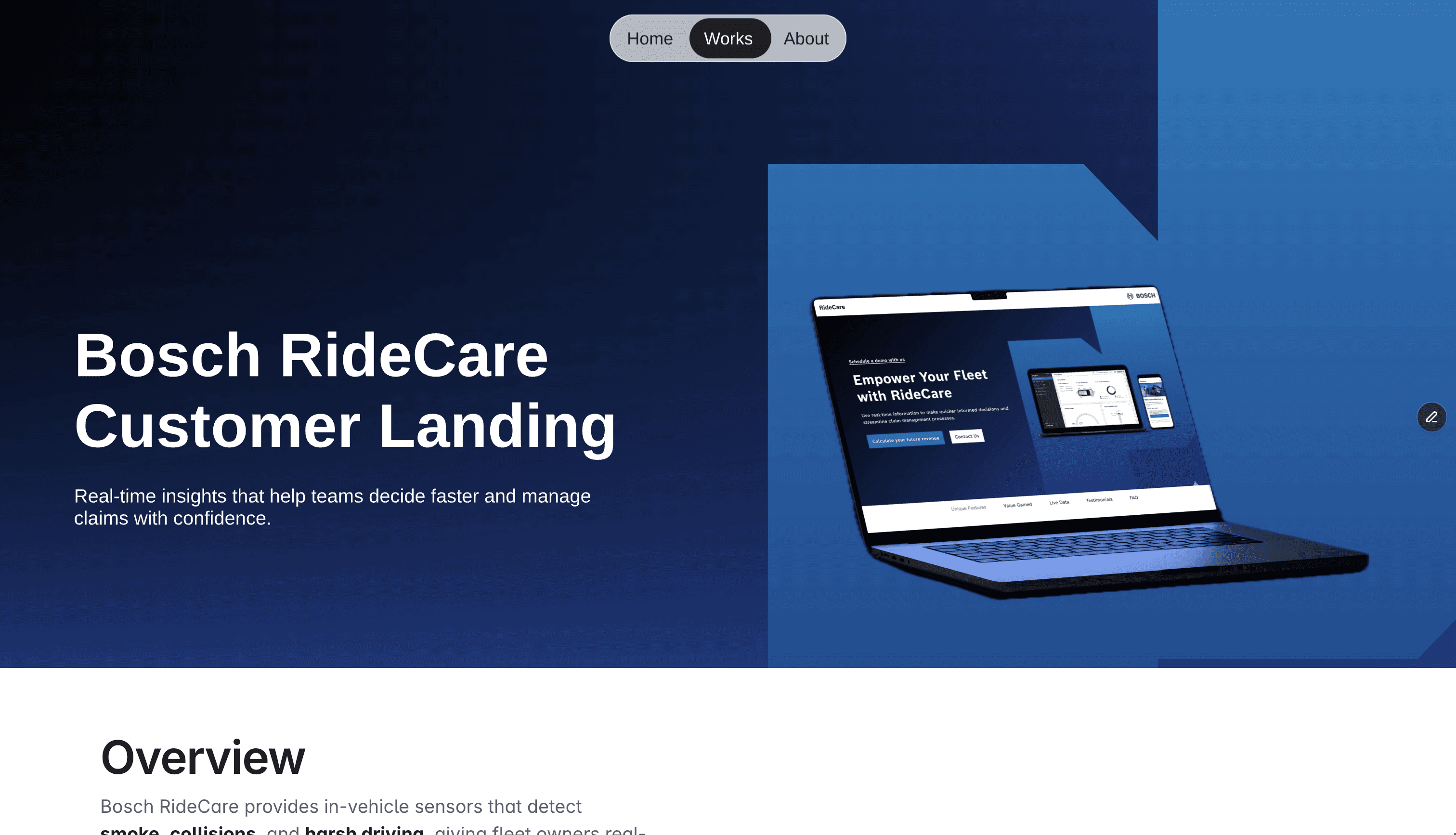 RideCare Landing