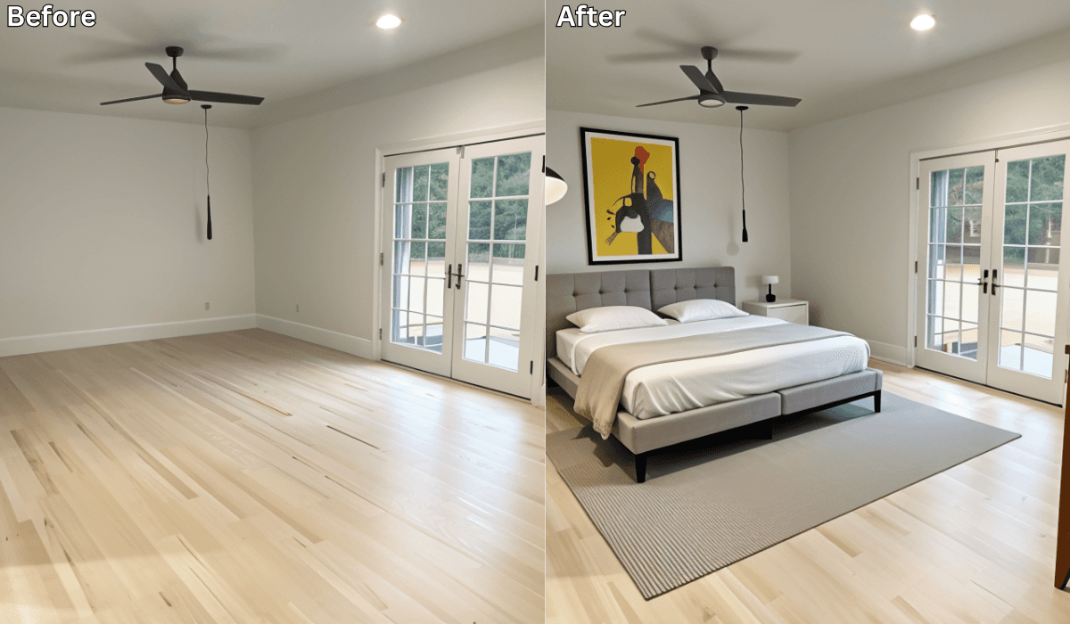 Design Around the Doors: Smart Bedroom Layouts with AI Visualization