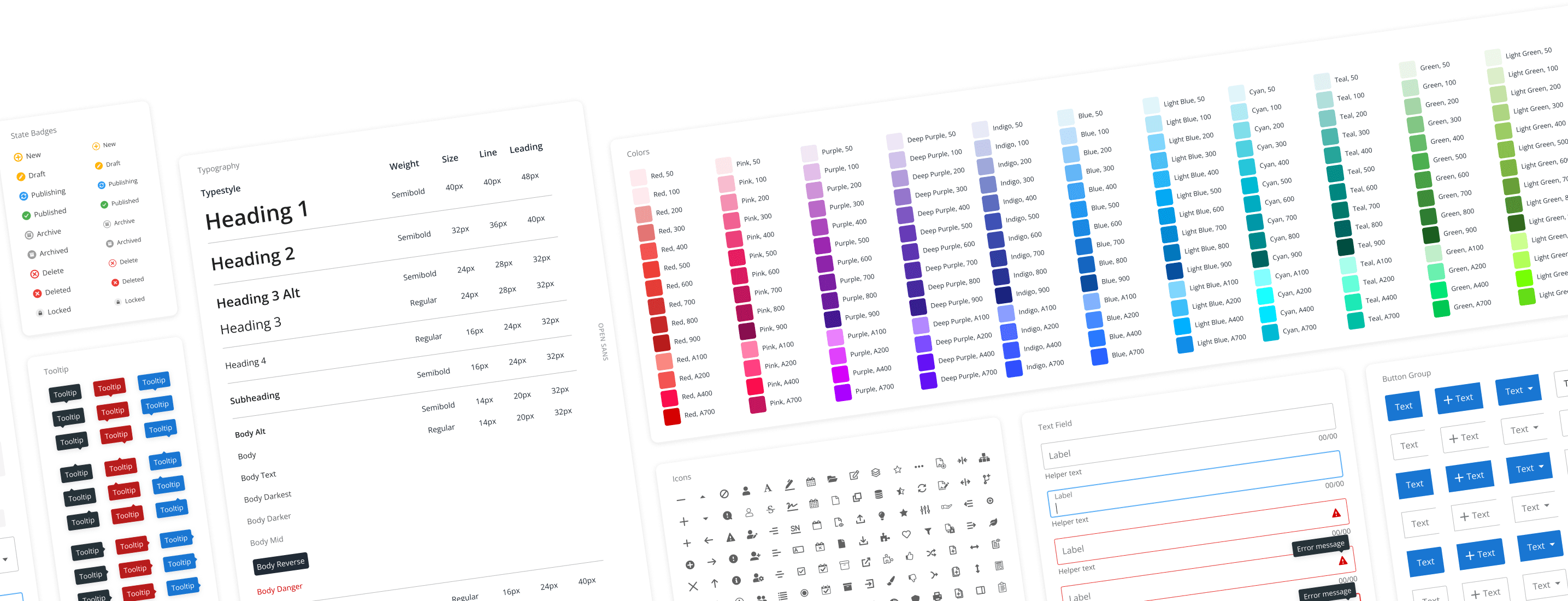 Design system components