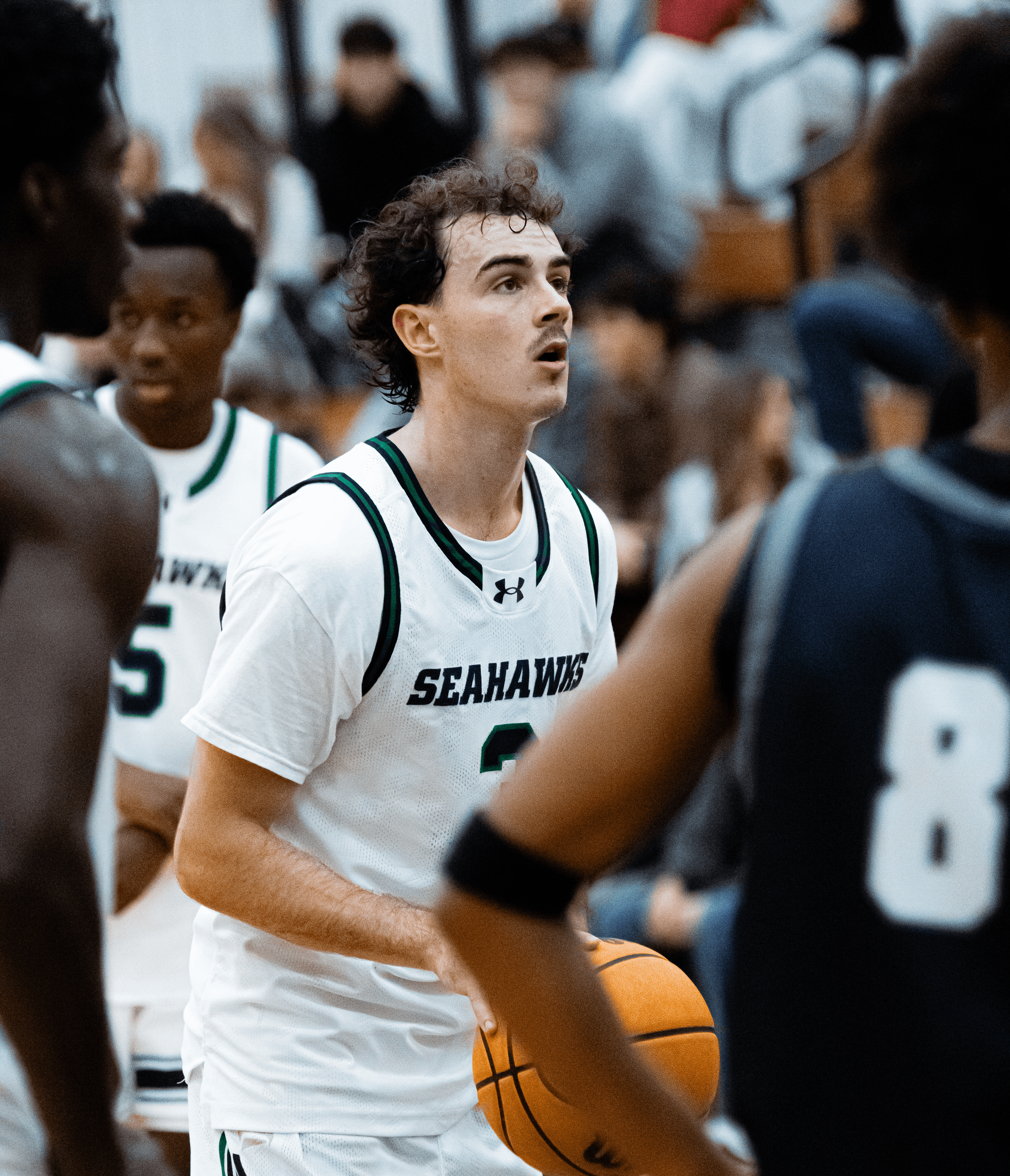 Sean Seymour playing basketball