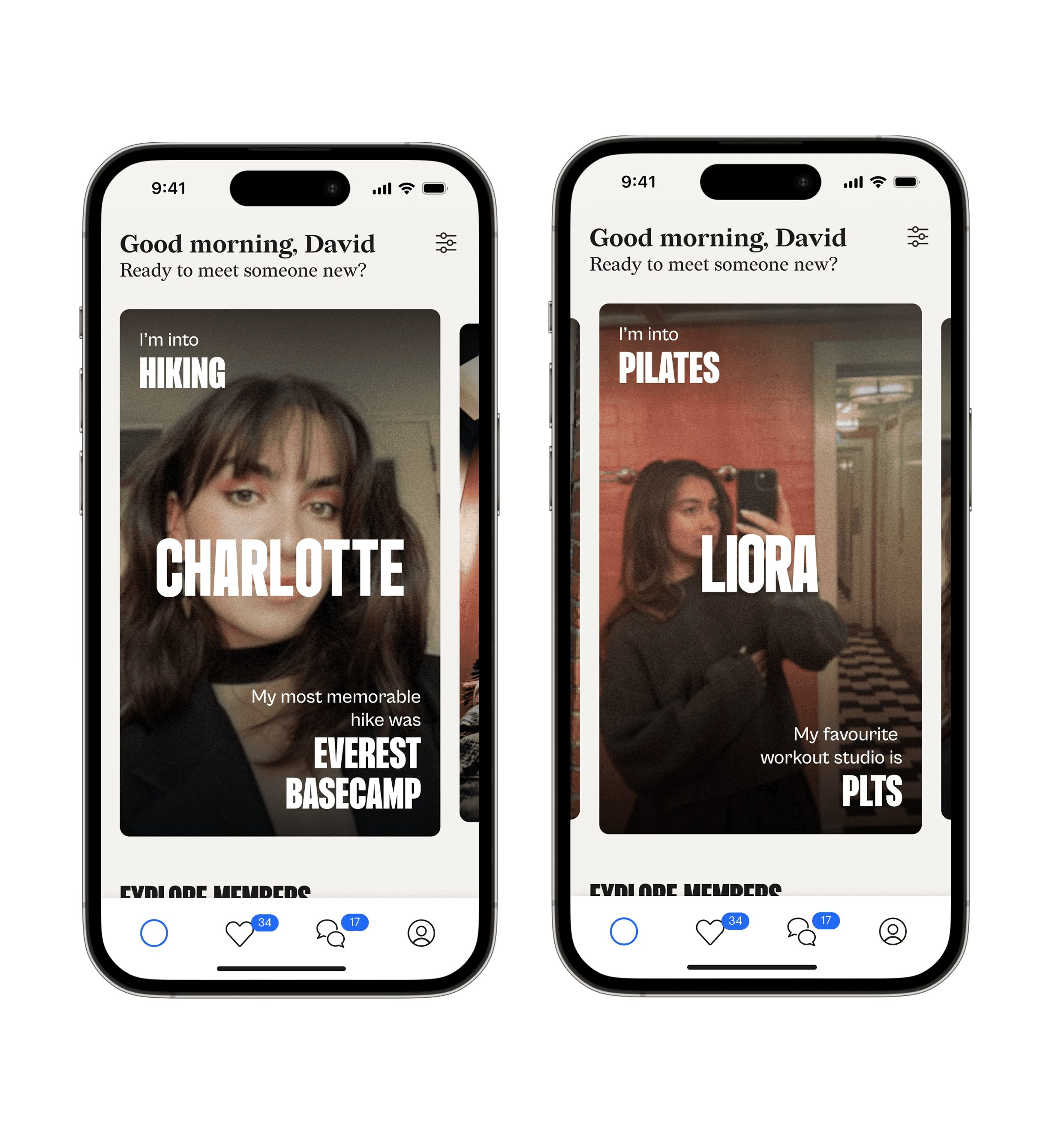 lifestyles on profiles in homepage