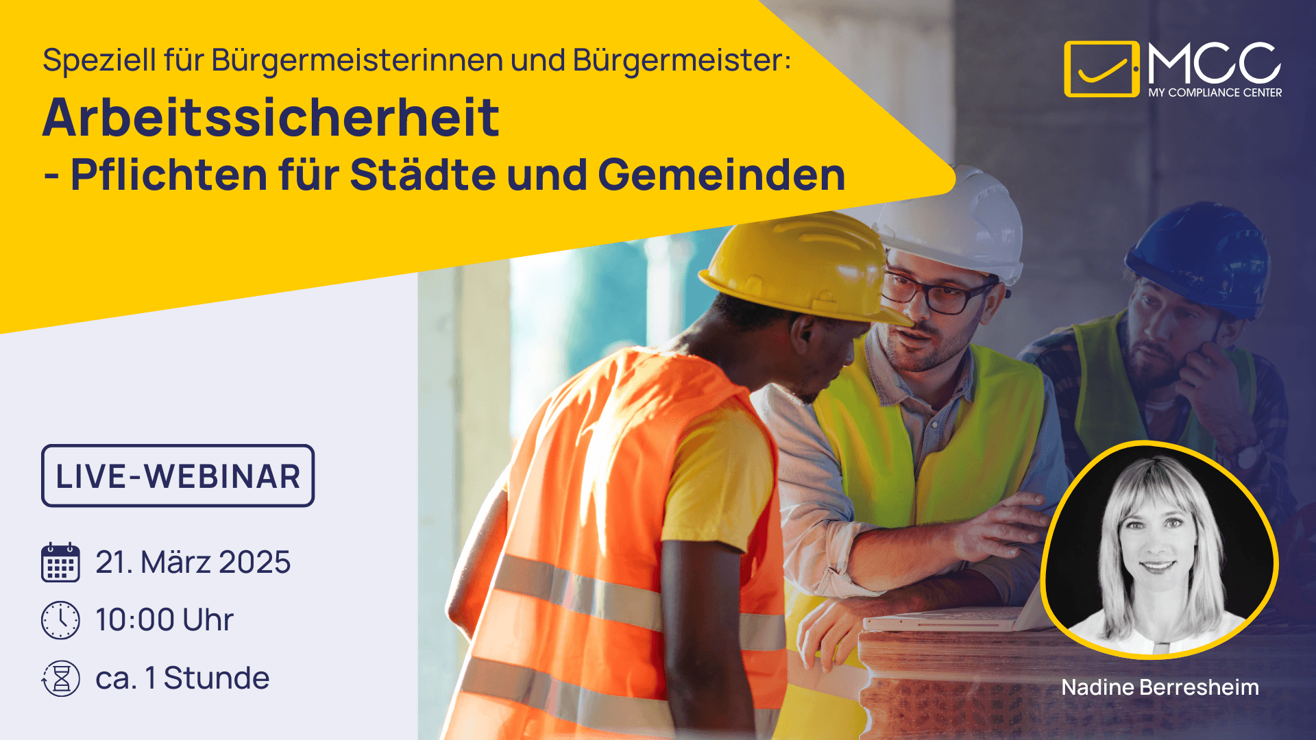 Arbeitssicherheit - Pflichten für Städte und Gemeinden