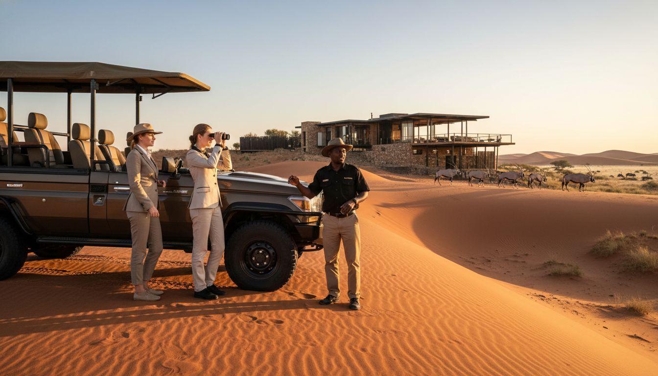 safari de lujo Namibia