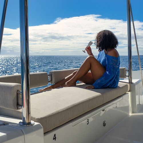 Isla de Lobos: Katamaran Sejltur + Frokost & Drikkevarer billetter i Fuerteventura