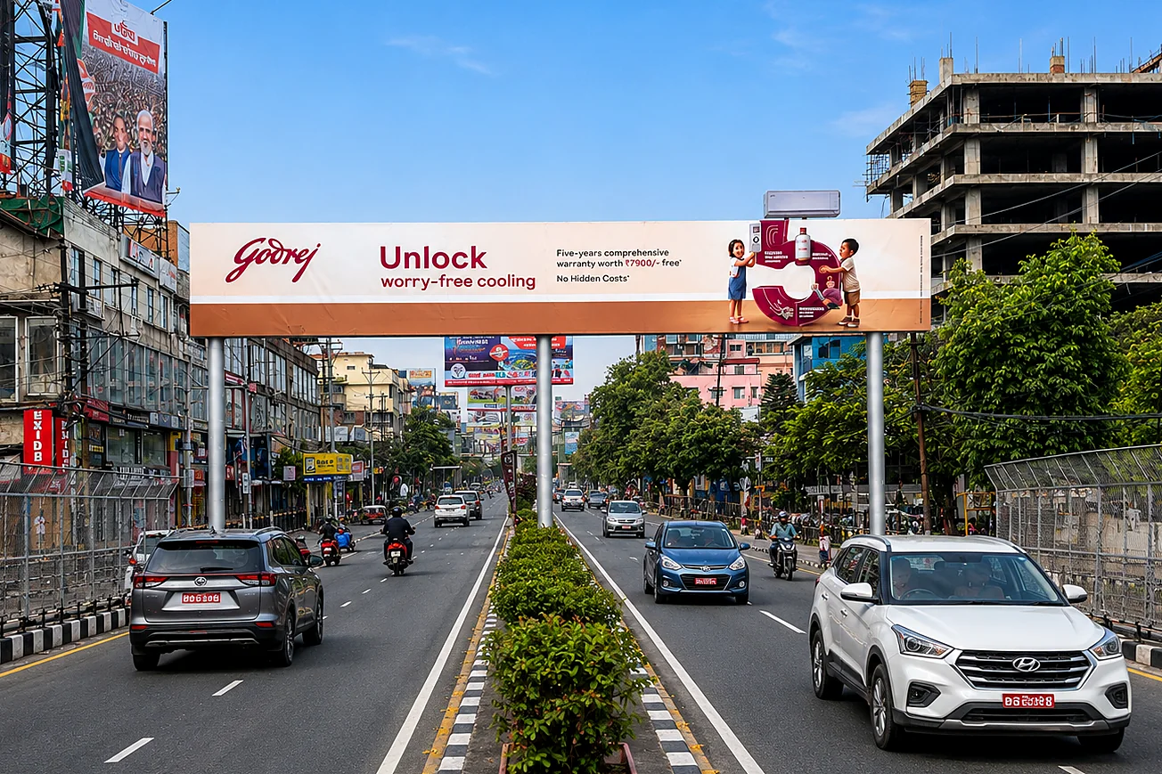 Godrej gantry hoarding, Guwahati