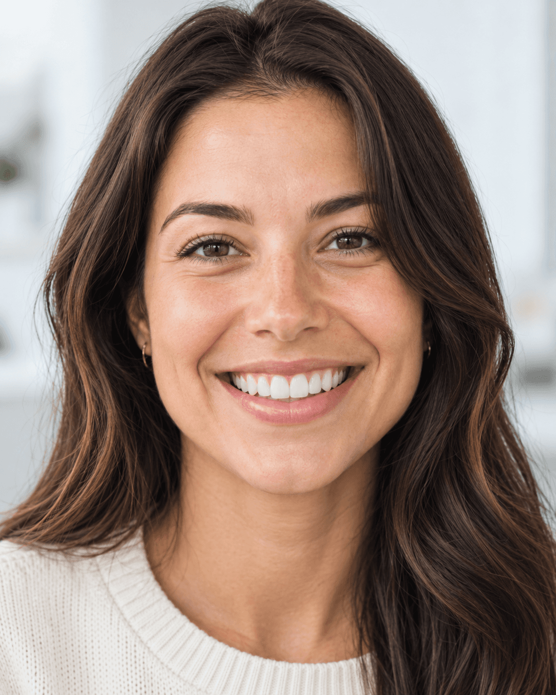 Patient smile after treatment