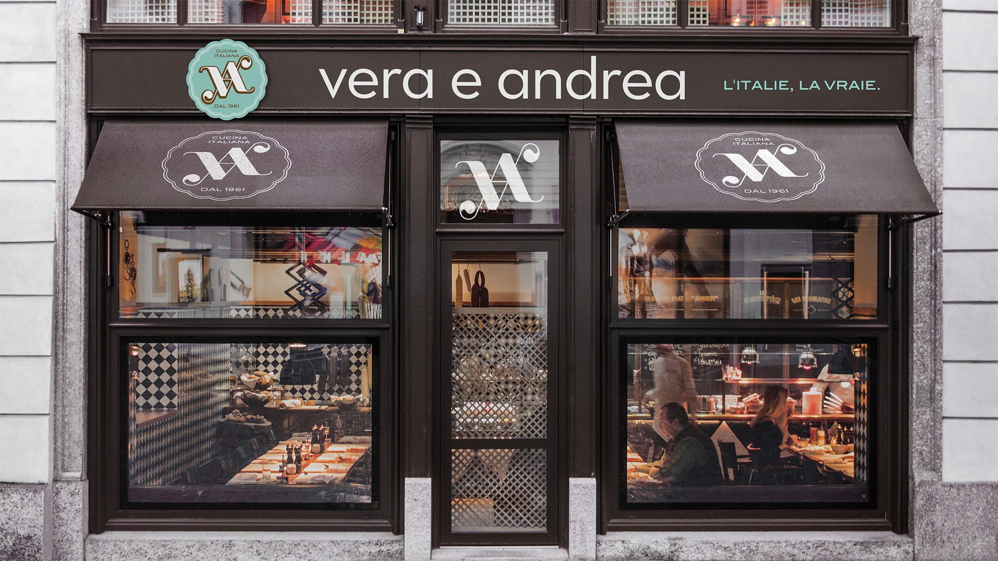 Vera e Andrea vitrine