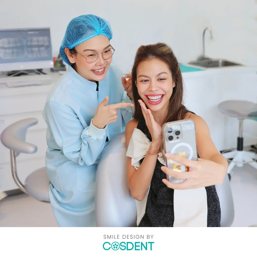 น้ำเพชร รีวิวเคส หมอแจน cosdent smile design