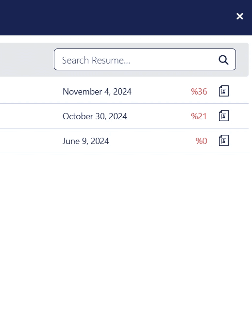 Resume Scoring