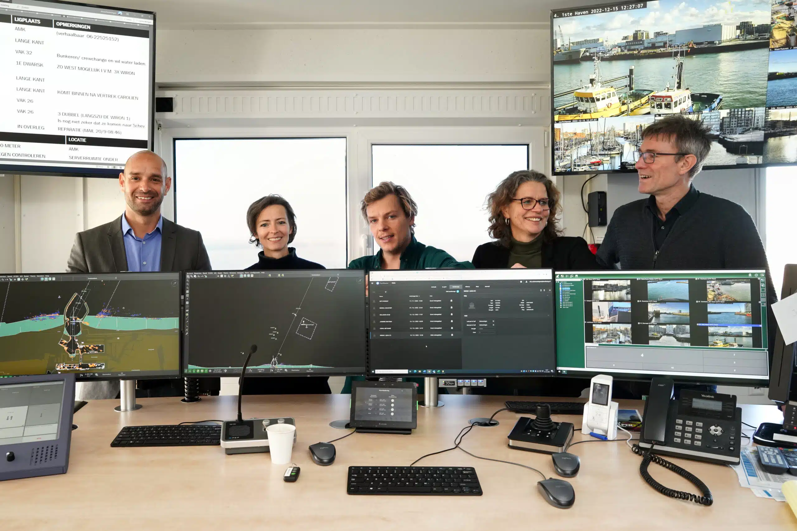 Photo of the team testing a new Use Case in the Living Lab