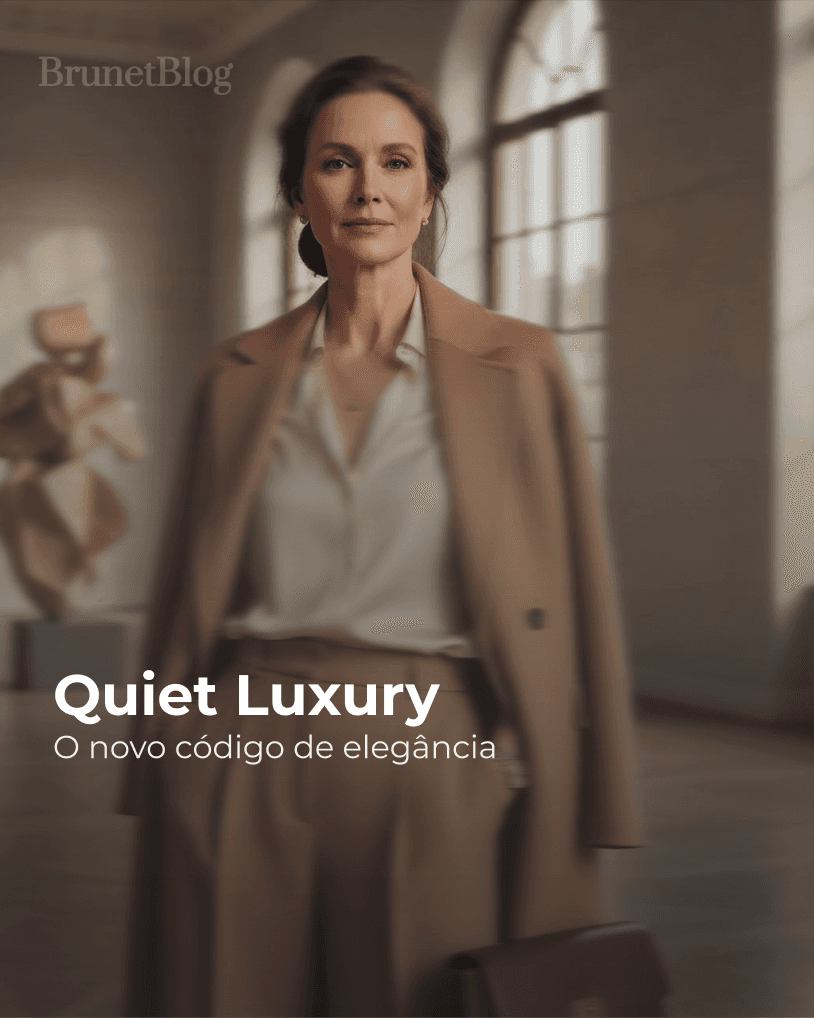 women with white hair posing towards right