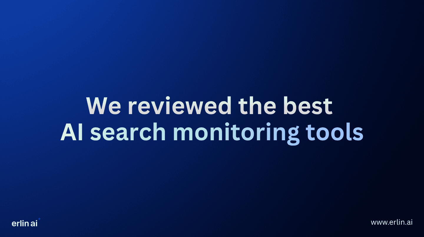 best AI search monitoring tools