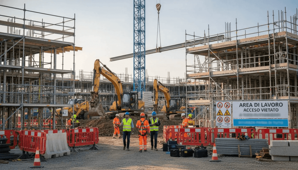 operai in cantiere