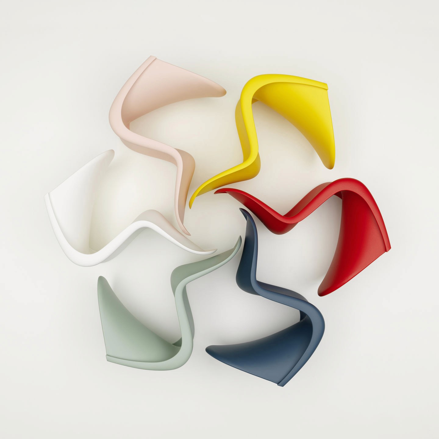 Vitra Panton Chair kleuren 