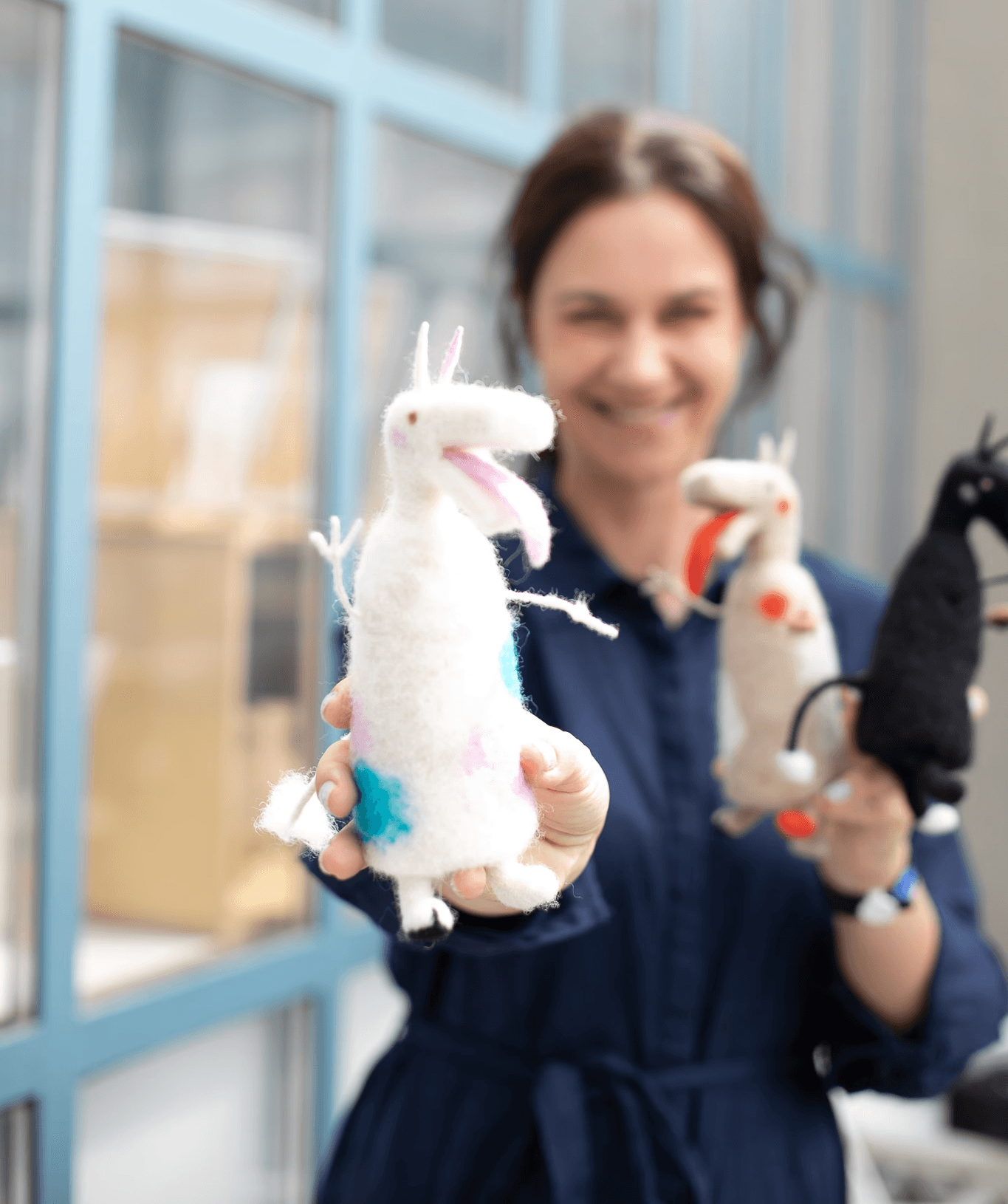 Detail na svetlého turoňa z vlny.