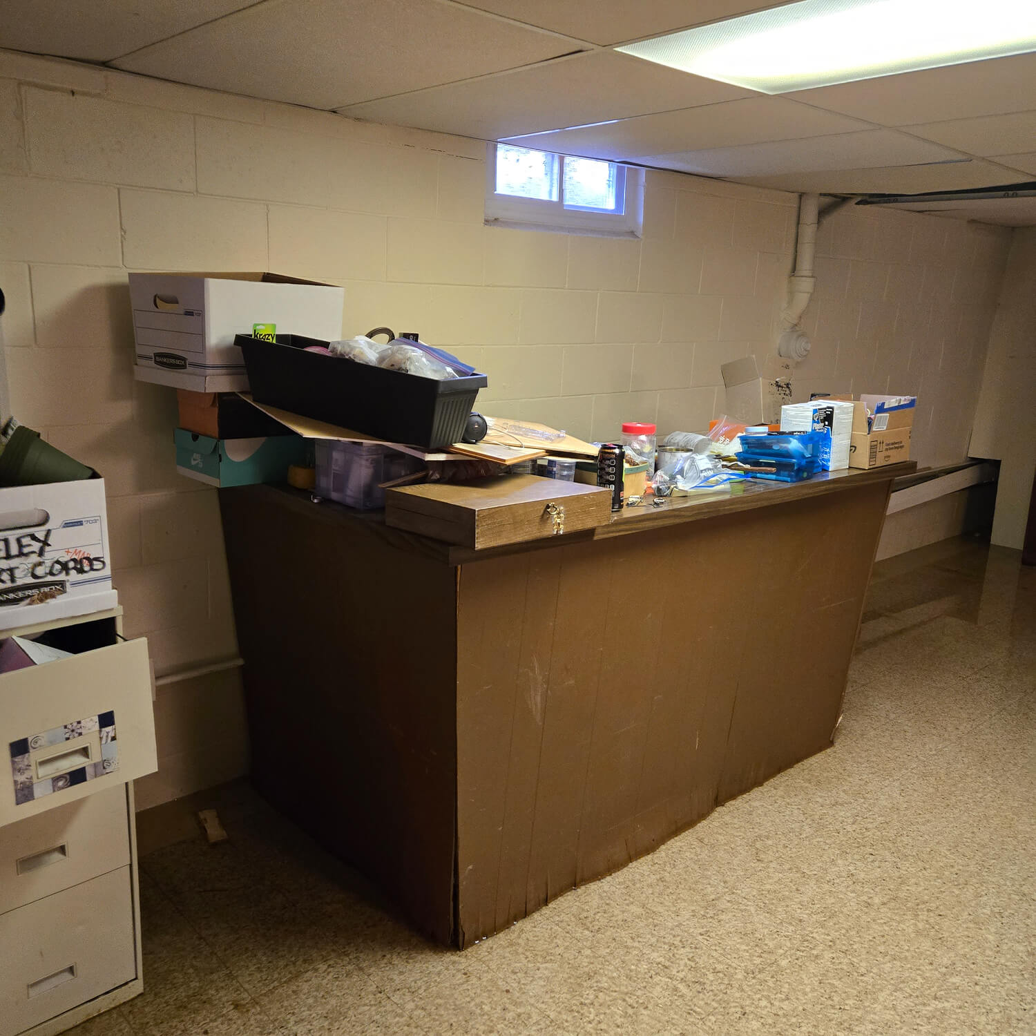 Residential junk removal before