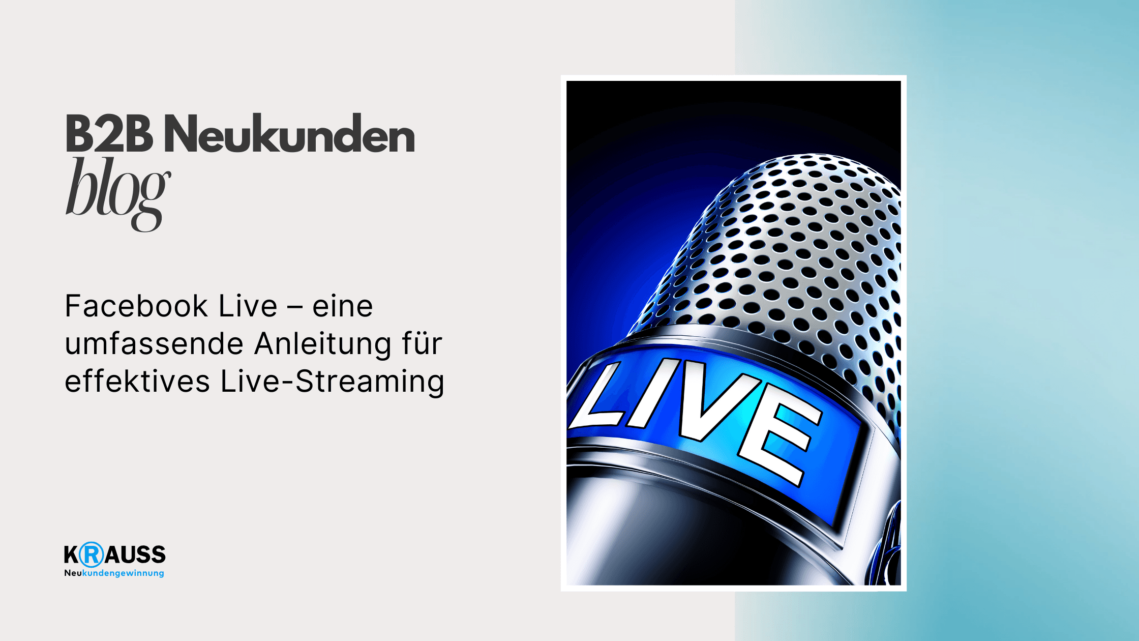 Facebook Live – eine umfassende Anleitung für effektives Live-Streaming