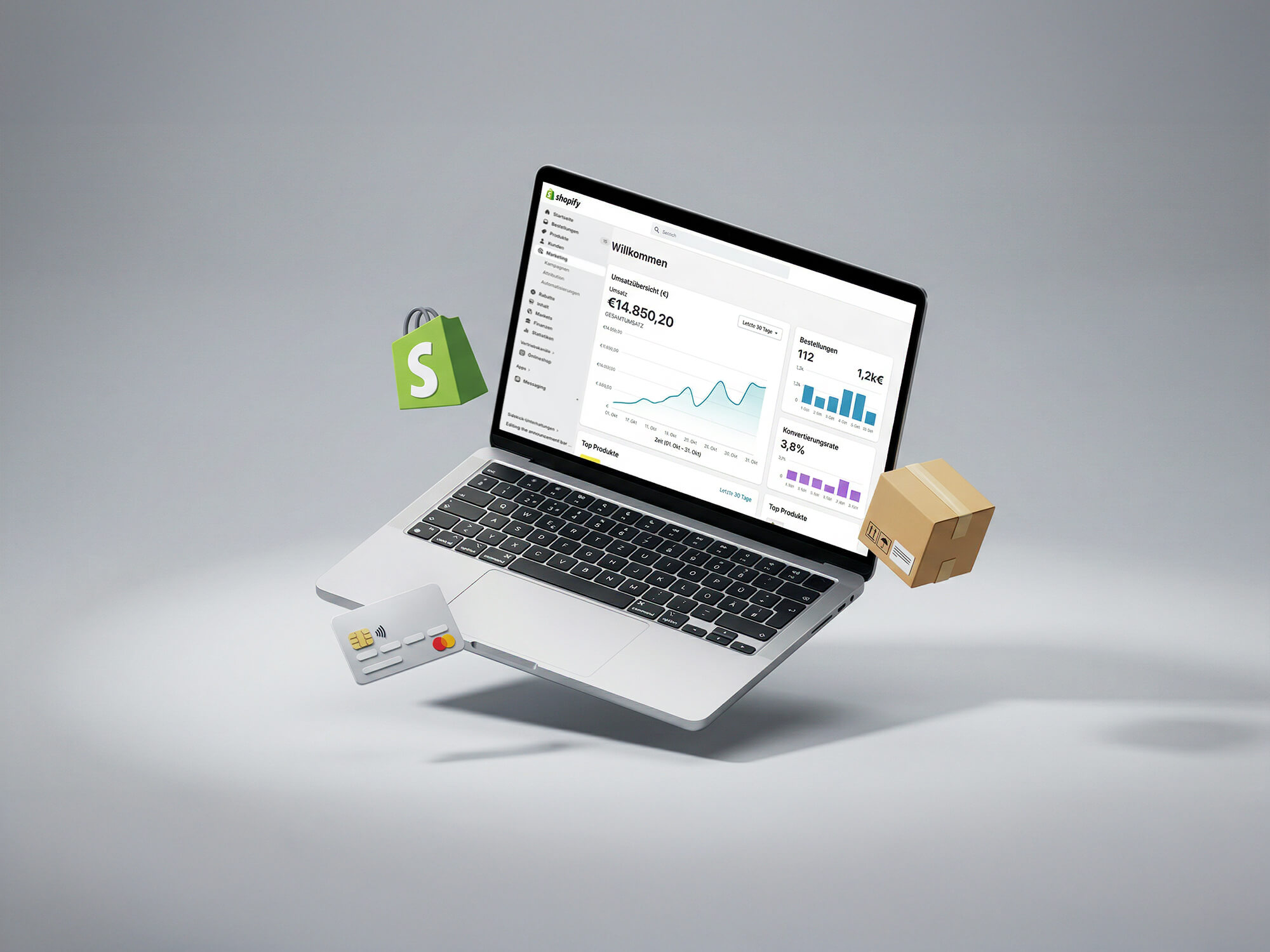 Wir setzen eCommerce mit Shopify um