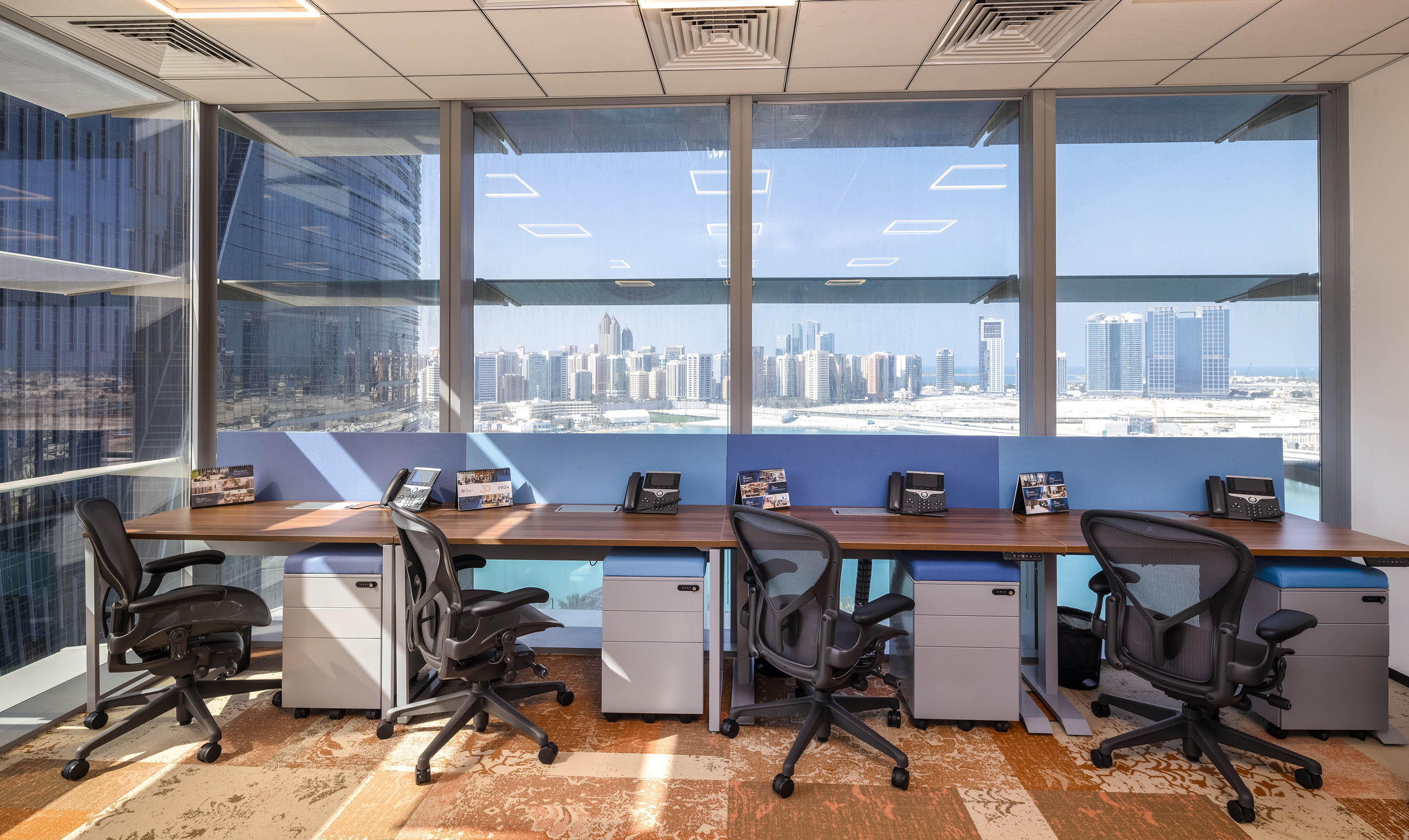 Serviced offices in Abu Dhabi at TEC with city views