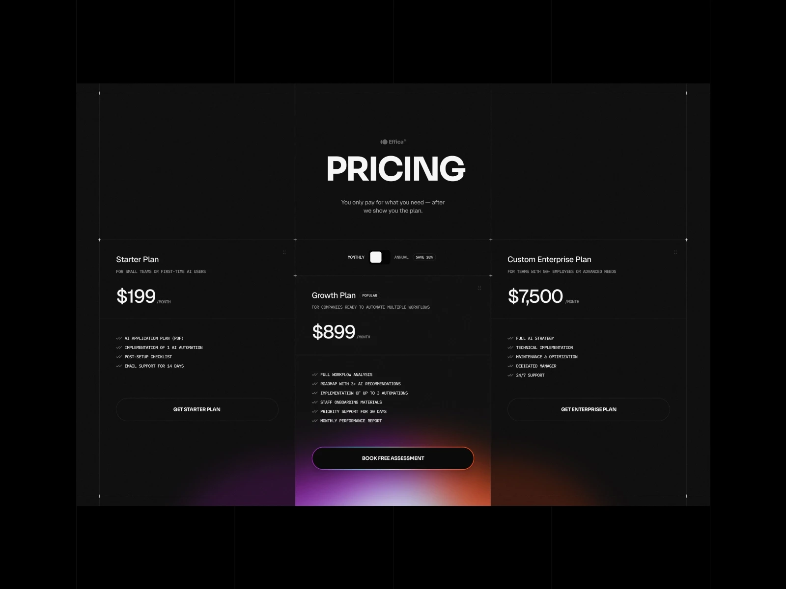 Effica — Smart Agency Website Template Showcase Image 3