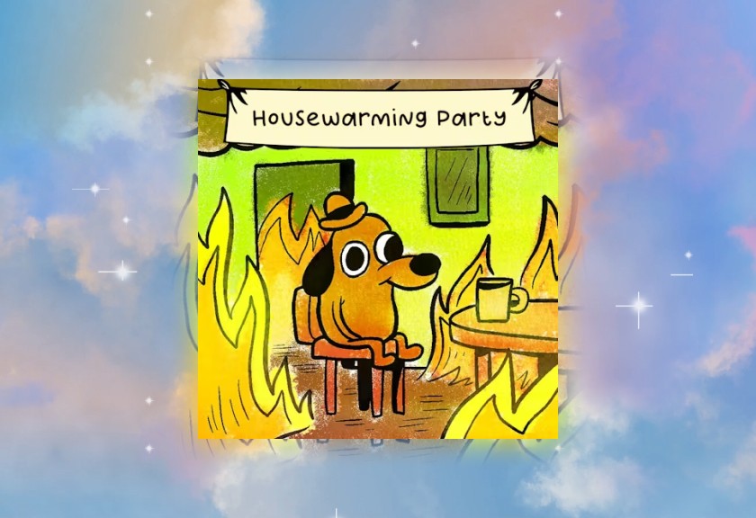 A nostalgic birthday dinner invitation with a vintage music-inspired design, perfect for a birthday dinner party or celebration.