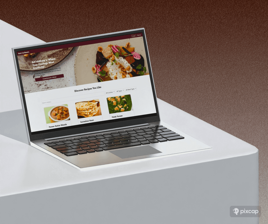 Eats&Share : Create and Share AI generated Recipes