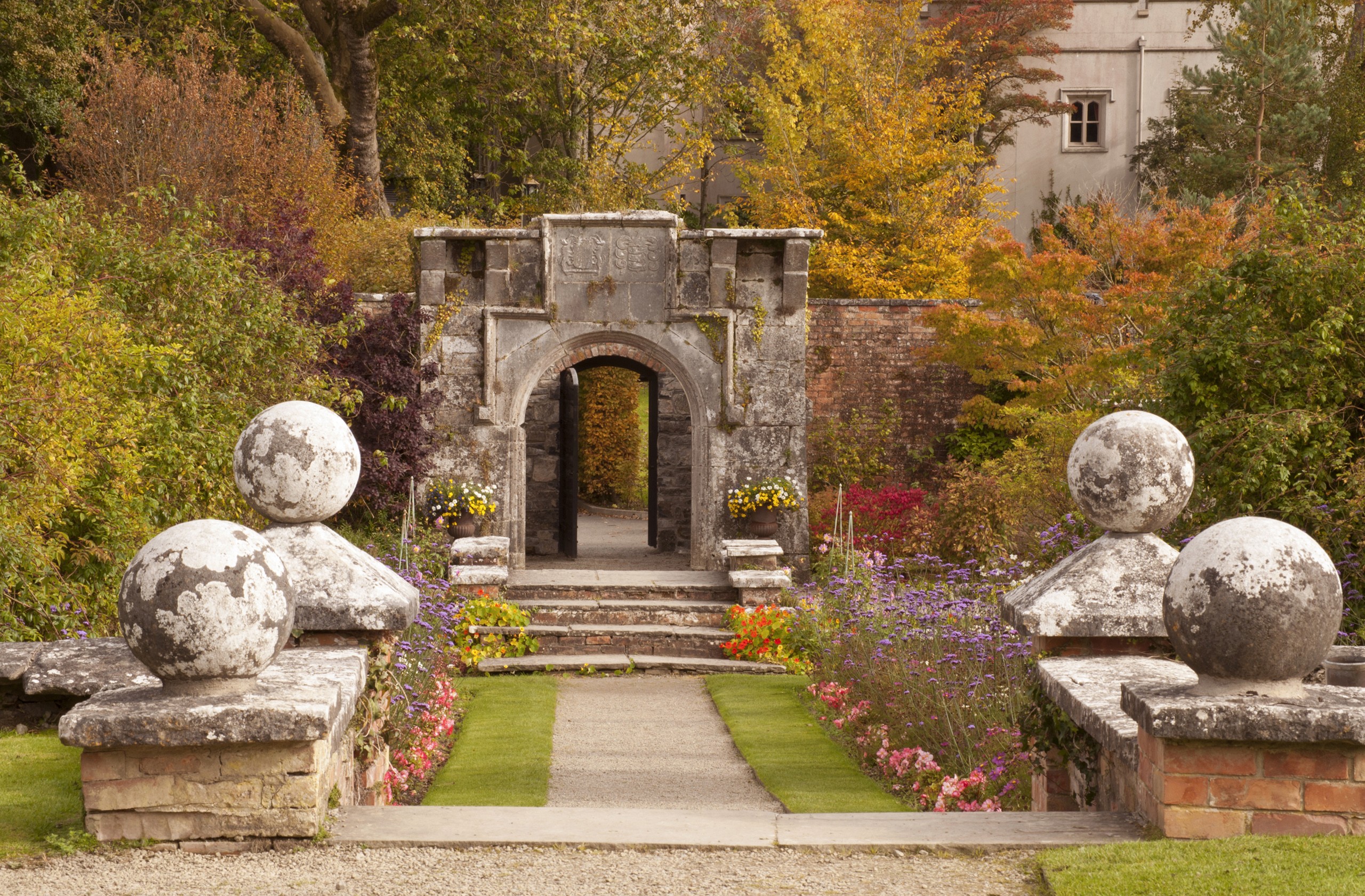 The Walled gradens of Dromoland Castle, Ireland