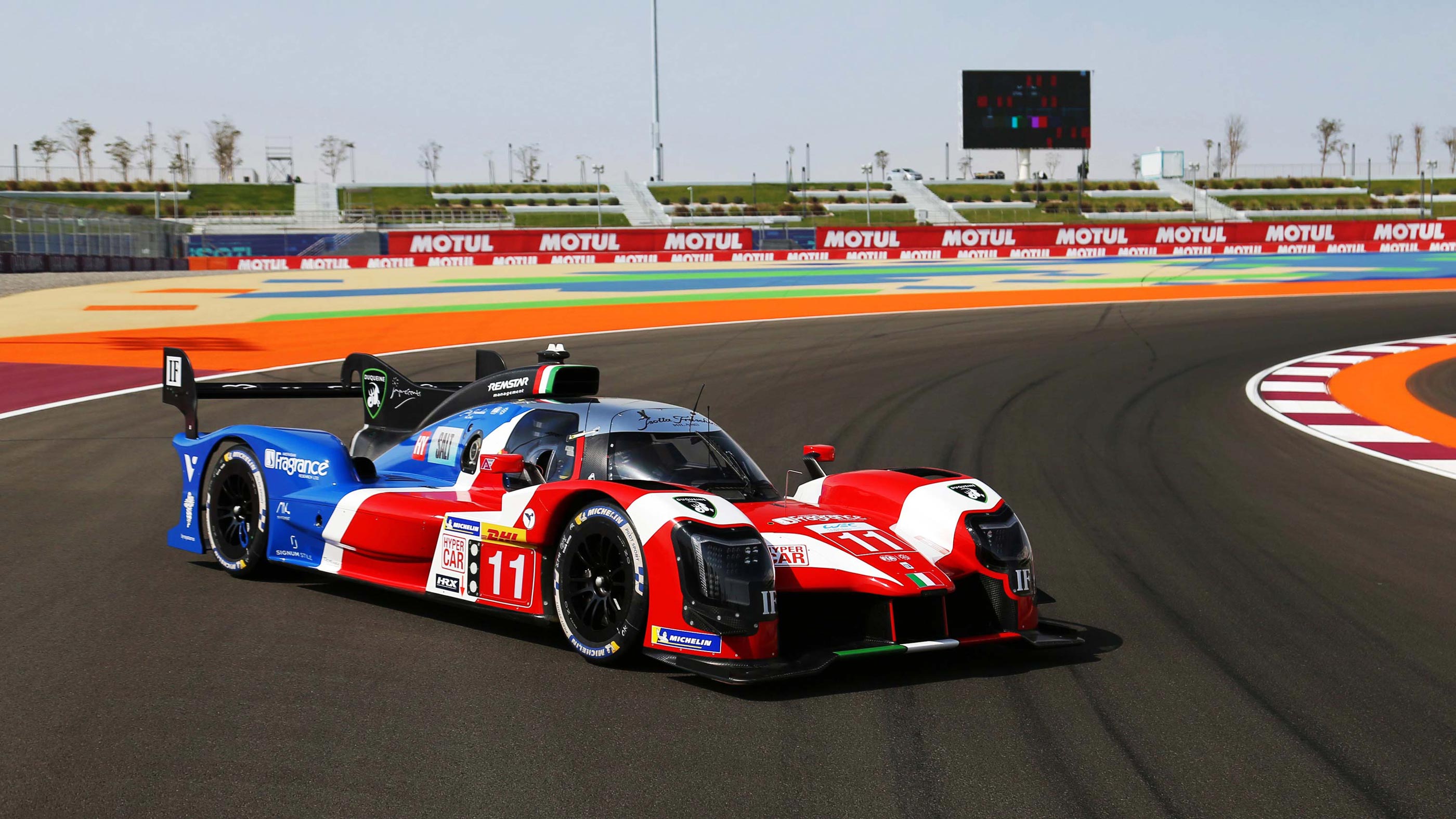 Isotta Fraschini hypercar on track with custom livery design