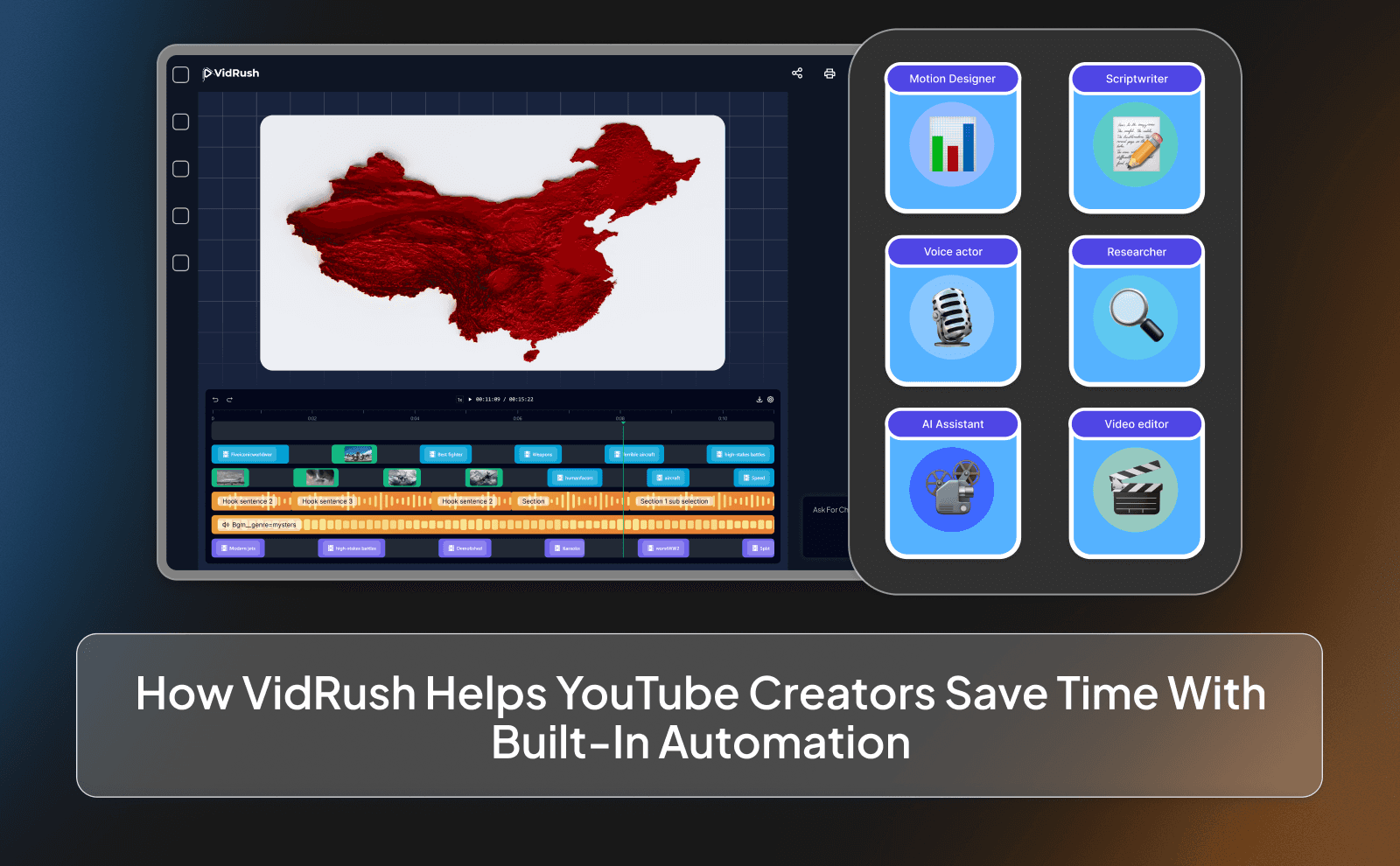 How VidRush Helps YouTube Creators Save Time with Built-In Automation