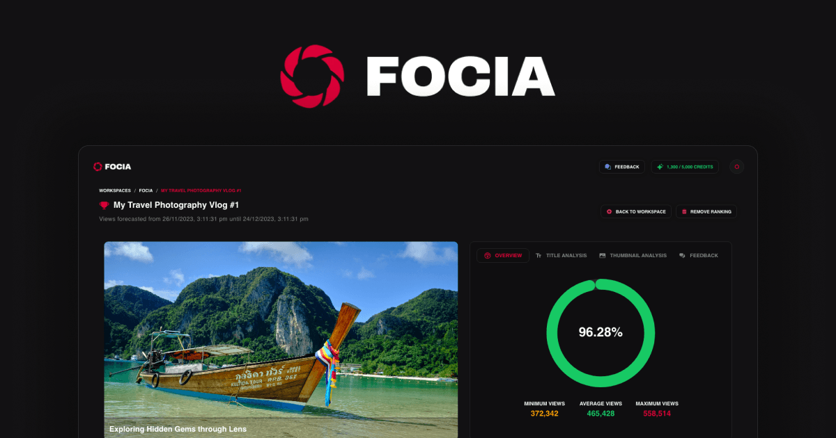 Focia — Maximize Your Engagement