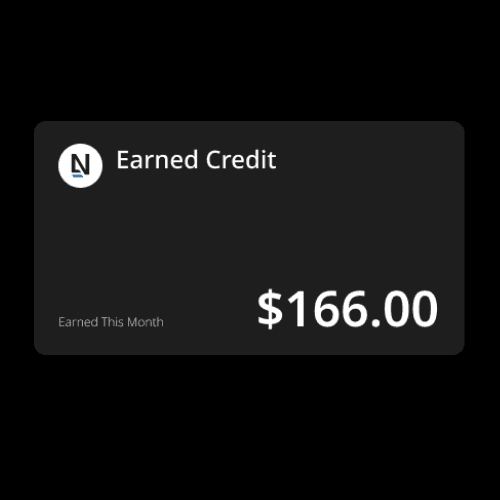 Vacation fund card showing $3,000 saved out of $5,000, with team members and due date