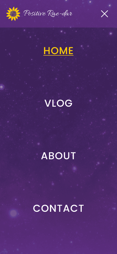 Menu Page (Mobile Version)
