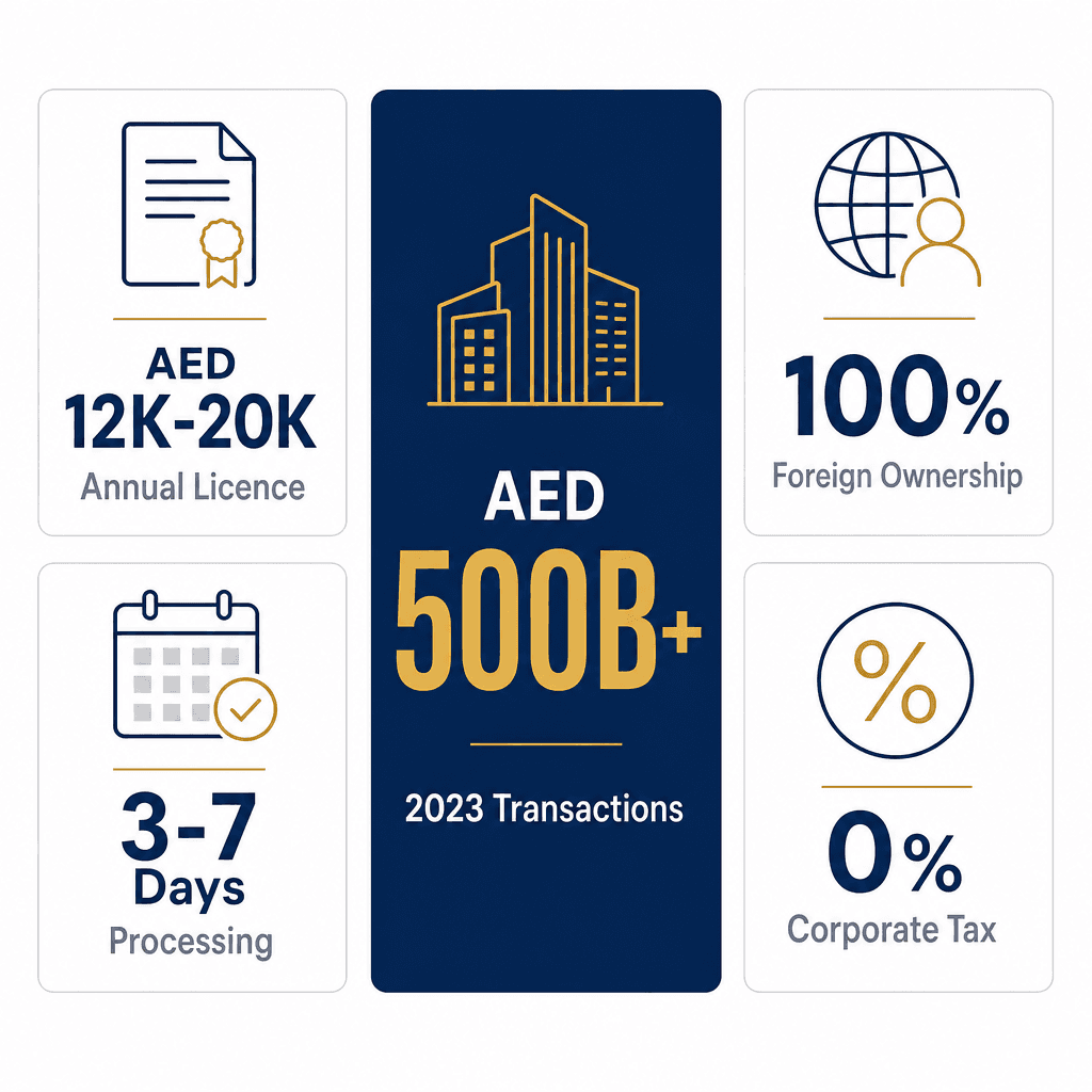 Infographic: Real Estate Consultancies Business License in Dubai