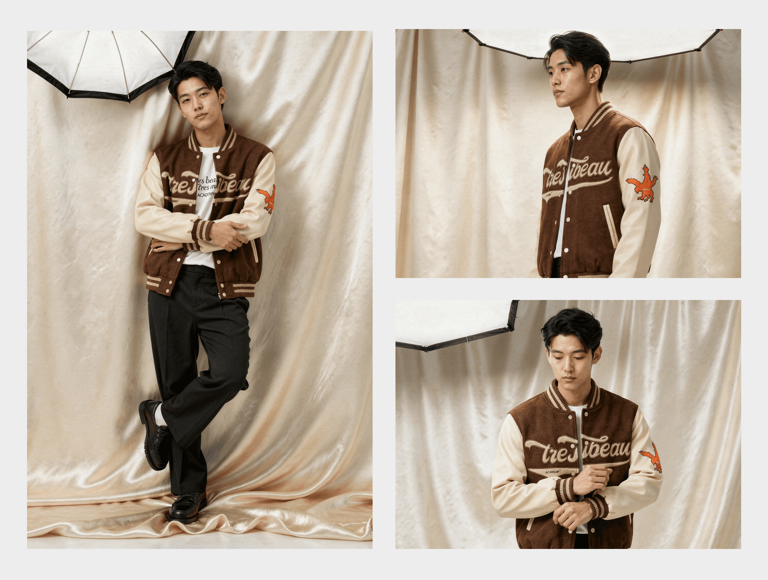 Neon power button sign glows in a window at night.