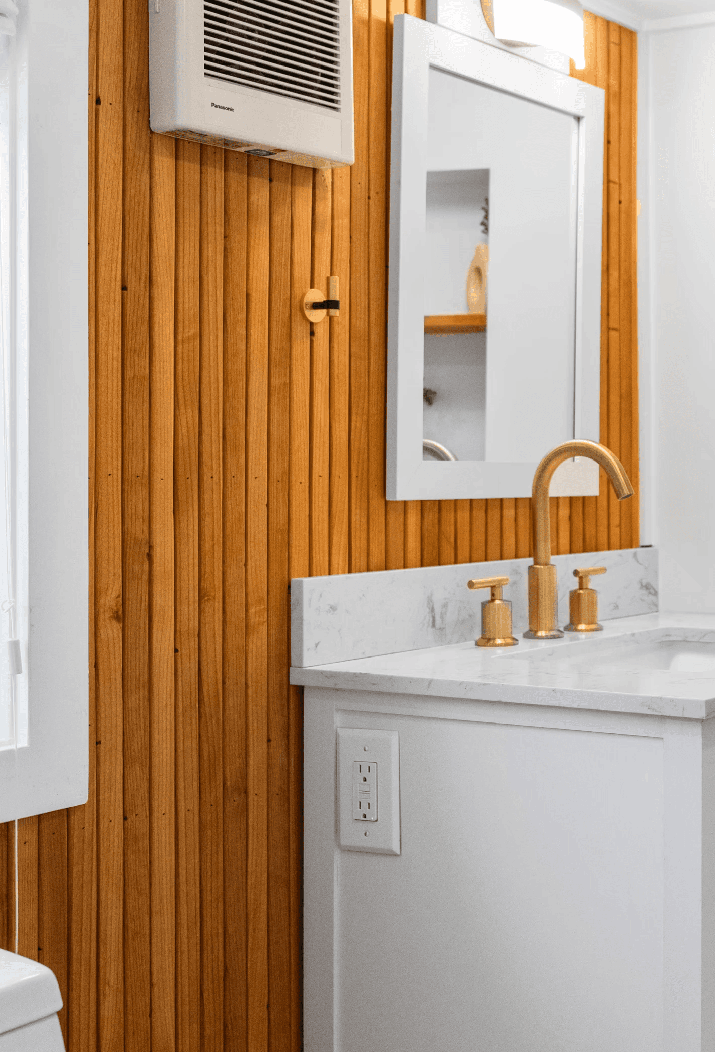 Bathroom vanity and storage in a St. George Utah remodel, updated for comfort and style