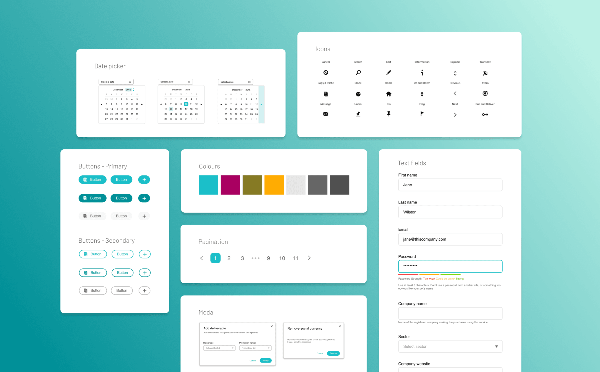 ITV design system preview
